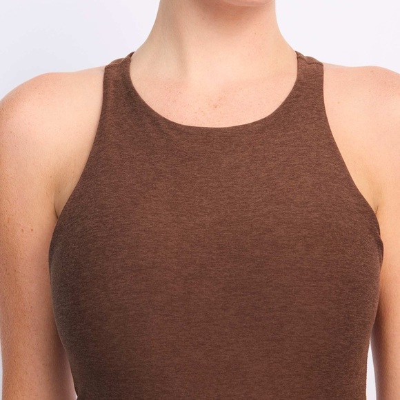 Beyond Yoga Spacedye Refocus Cropped Tank in Brown size Small - Picture 4 of 8